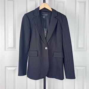 Rachel Zoe Pinstripe One Button Blazer